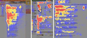 reading pattern eyetracking